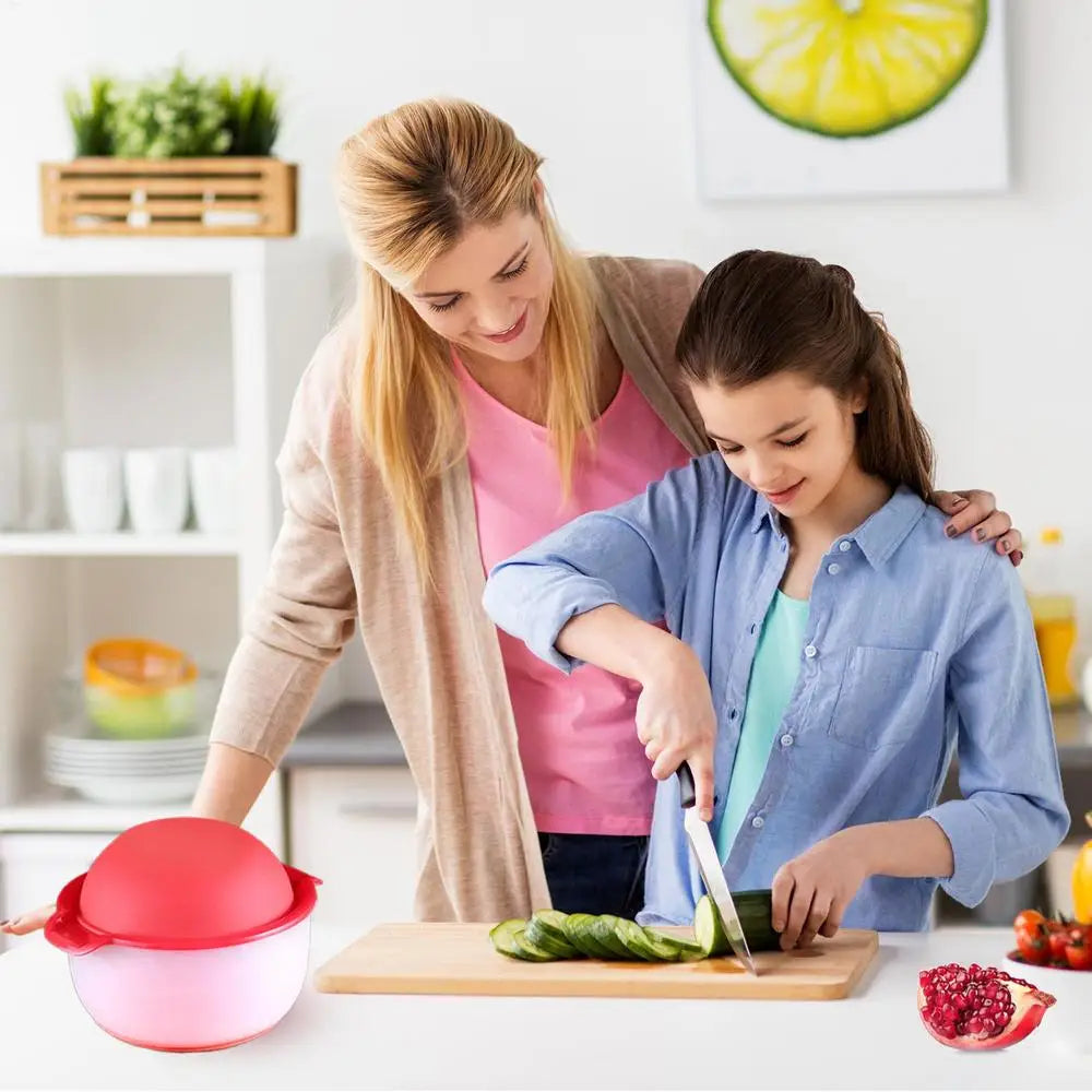 Pomegranate Deseeder Silicone Fruit Bowl Pomegranate Peeler Arils