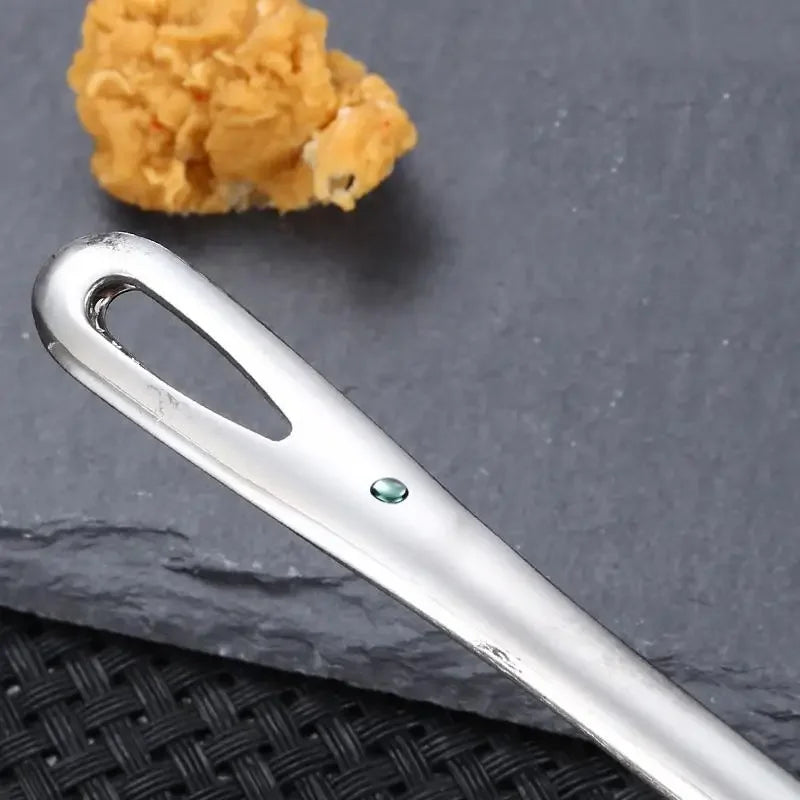 1pc 304 Stainless Steel Food Tongs Long Handle
