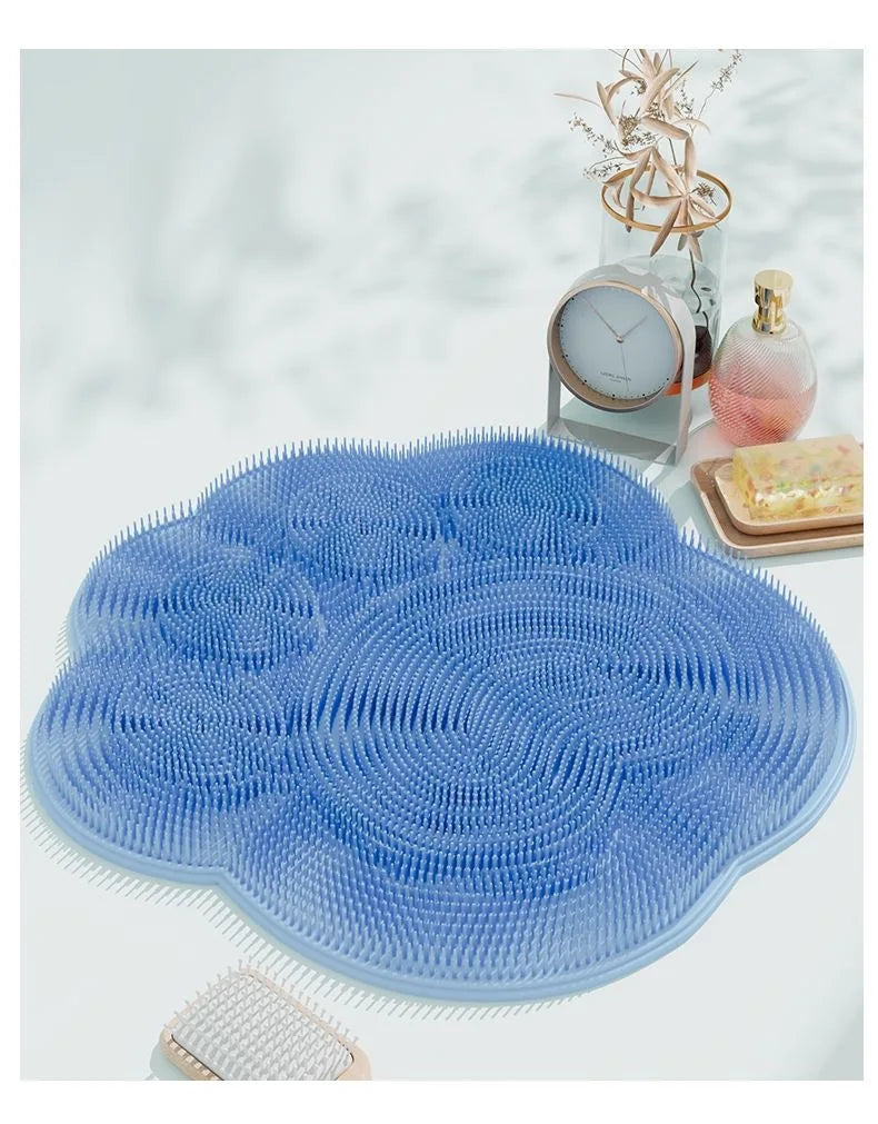 1pcs Lazy Foot Wash Scrubbing Mat Bathroom Non-Slip
