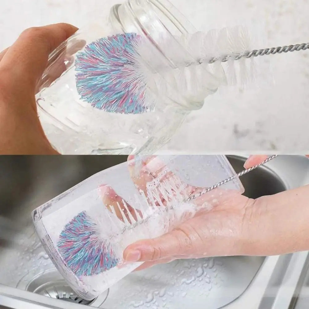 Soda Stream Bottle Brush Beechwood Handle Glassware Jars