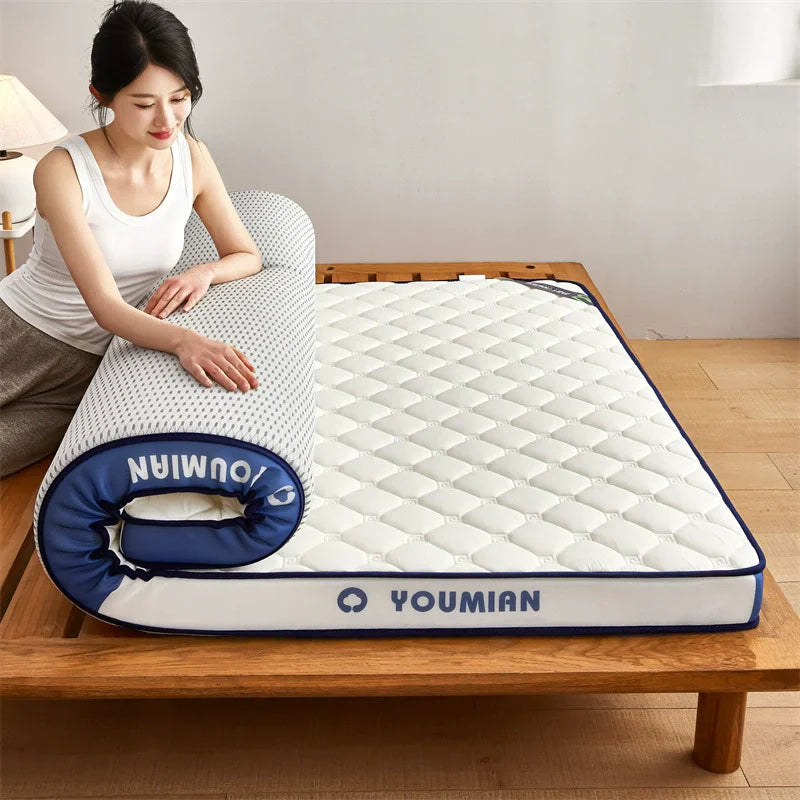 Latex Memory Foam Mattress Soft Pad Bed Bedroom