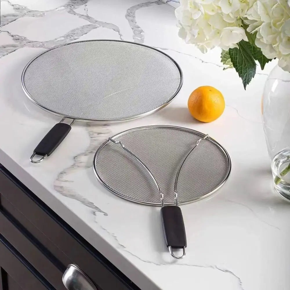 Stainless Steel Grease Splatter Screen Durable Anti Splatter