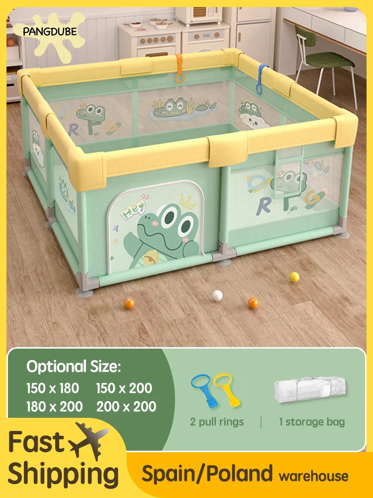 Pangdube Crocodile Baby Play Fence Storage Bag &