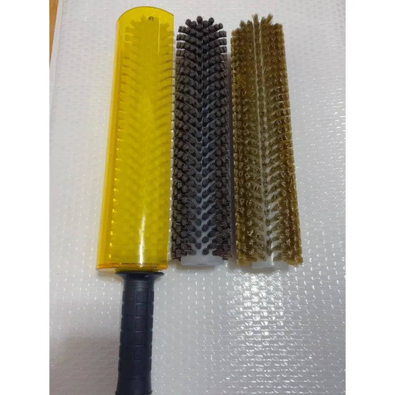 Ski Waxing Brush Roller Polishing Brush Nylon Horse