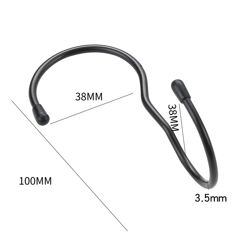 Shape Hooks Closet Hanging Twist Design Metal Bags
