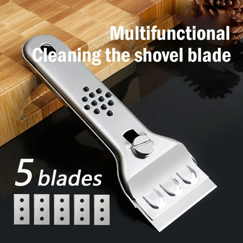 Stainless Steel Cleaning Scraper Blade Glass Ceramic Tile