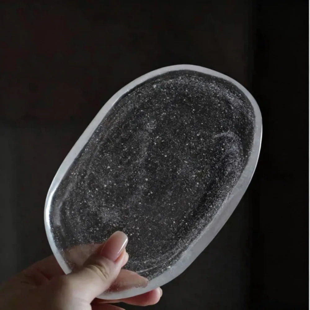 Multipurpose Oval Shape Glass Dessert Dish Heat-Resistant