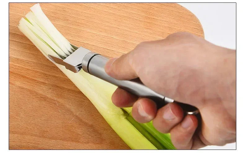 Scallion Cutter Shred Knife Stainless Steel Graters Cutter