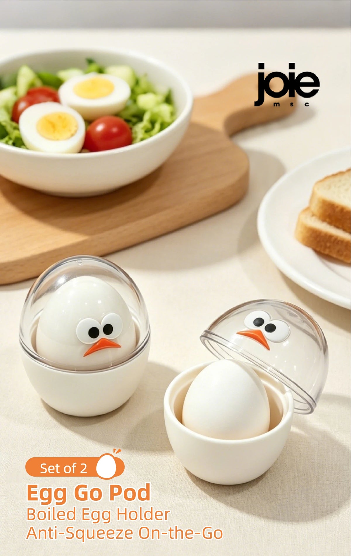 Joie Egg Holder 2pcs Shatter Proof Egg Case