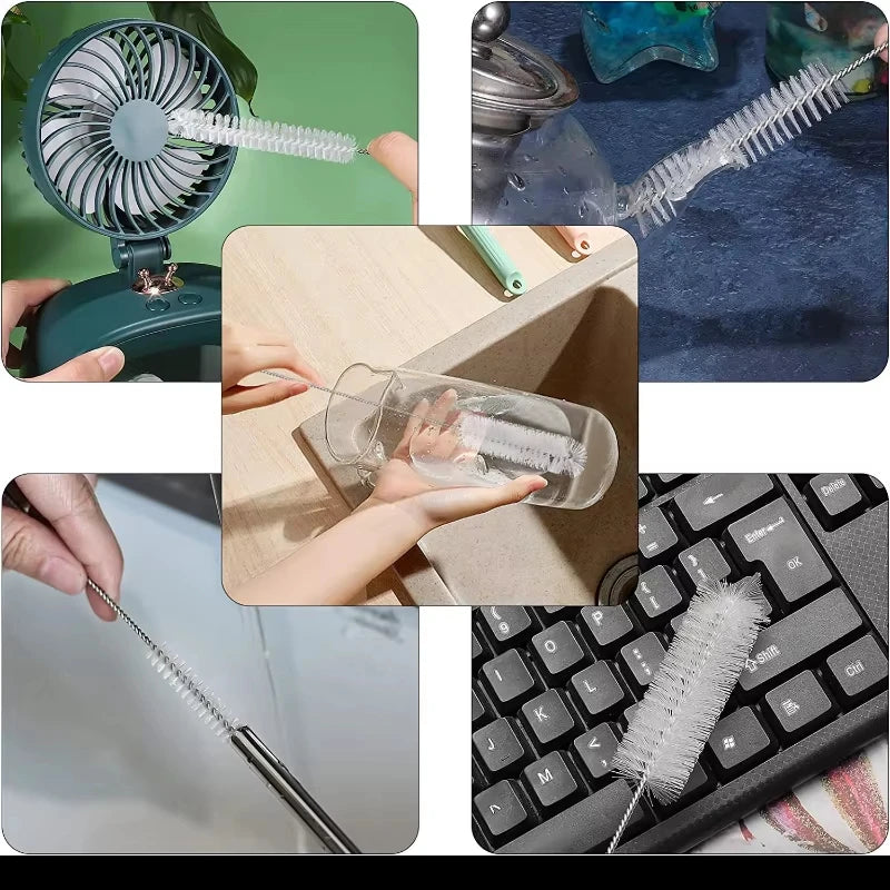 10pcs Bottle Cleaning Brushes Reusable Straw Cleaning Brush