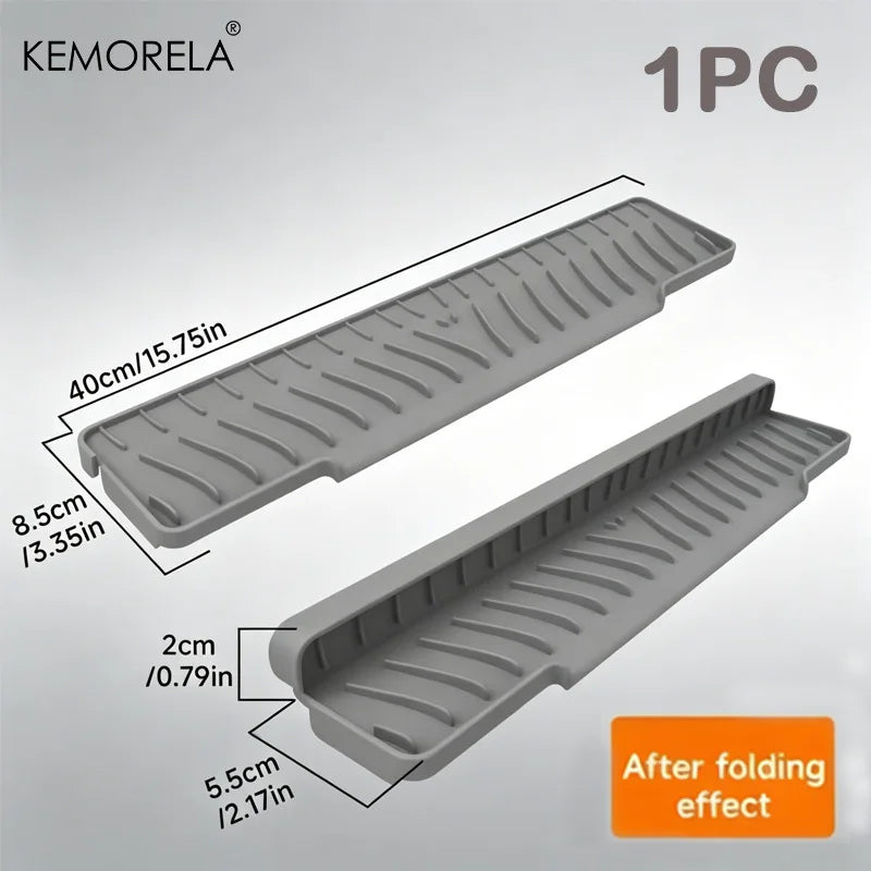 1pcs Faucet Silicone Mat Bathroom Anti-Slip Sink Drain