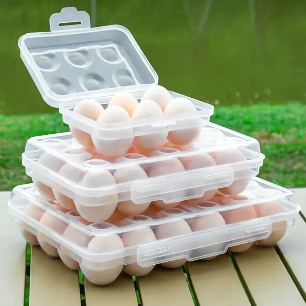 Egg Holder Plastic Egg Storage Box Egg Organizer