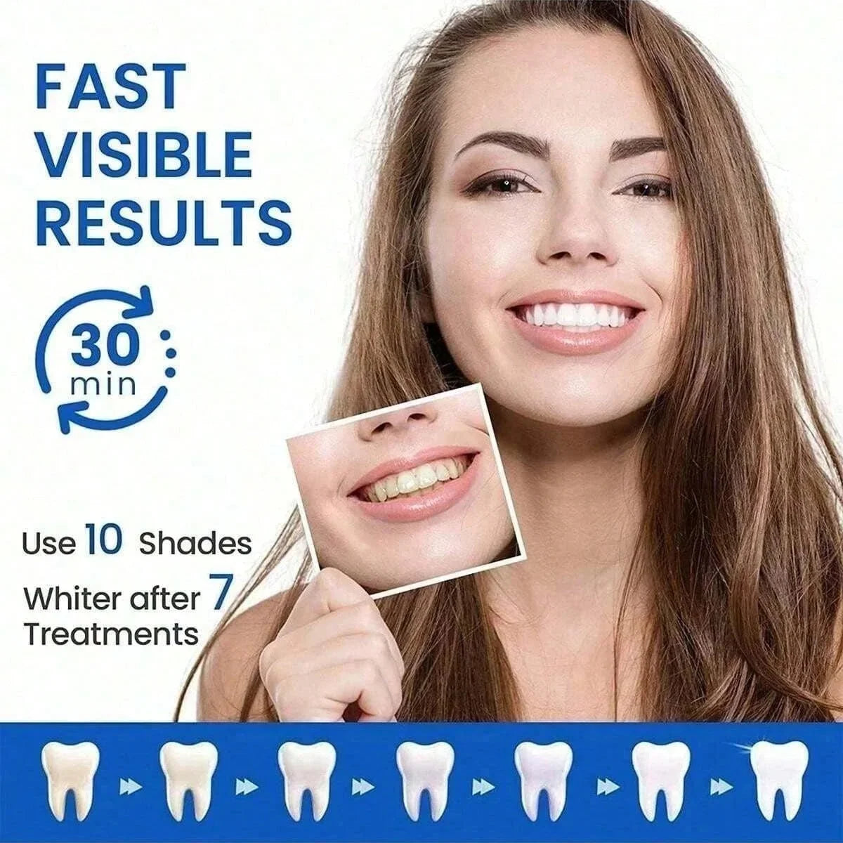 5d 28 Days Teeth Whitening Strips Whitener Strips