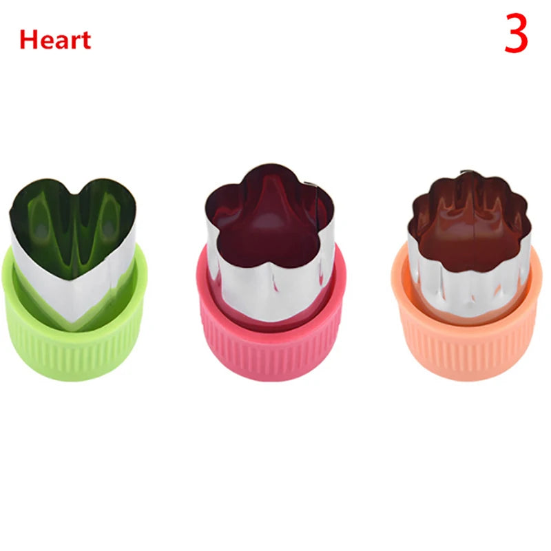 1set Multi-Style Vegetables Cookie Cutter Embossing Mould Cook