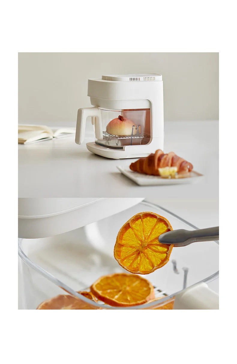 Air Fryer See-Through Glass Basket Small Non-Stick No