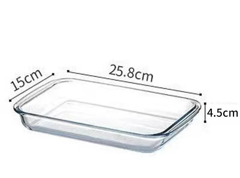 Bakeware Glass Platter Oven Baking Tray Baking Utensil