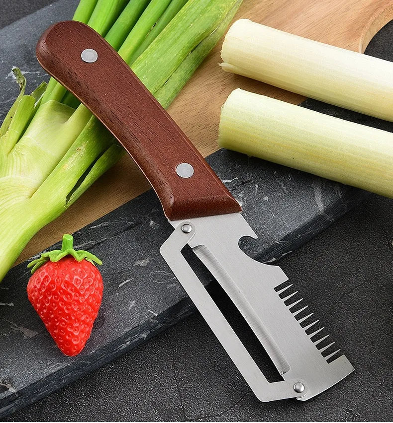 Peeler & Scallion Shredder Stainless Steel Peeler Scallion