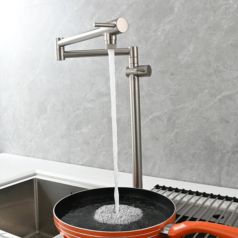 Ciencia Brass Pot Filler Faucet Wall Mount Sink
