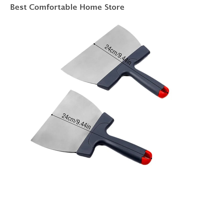 Coating Spatula Chocolate Scraper Stainless Steel Dough Scraper