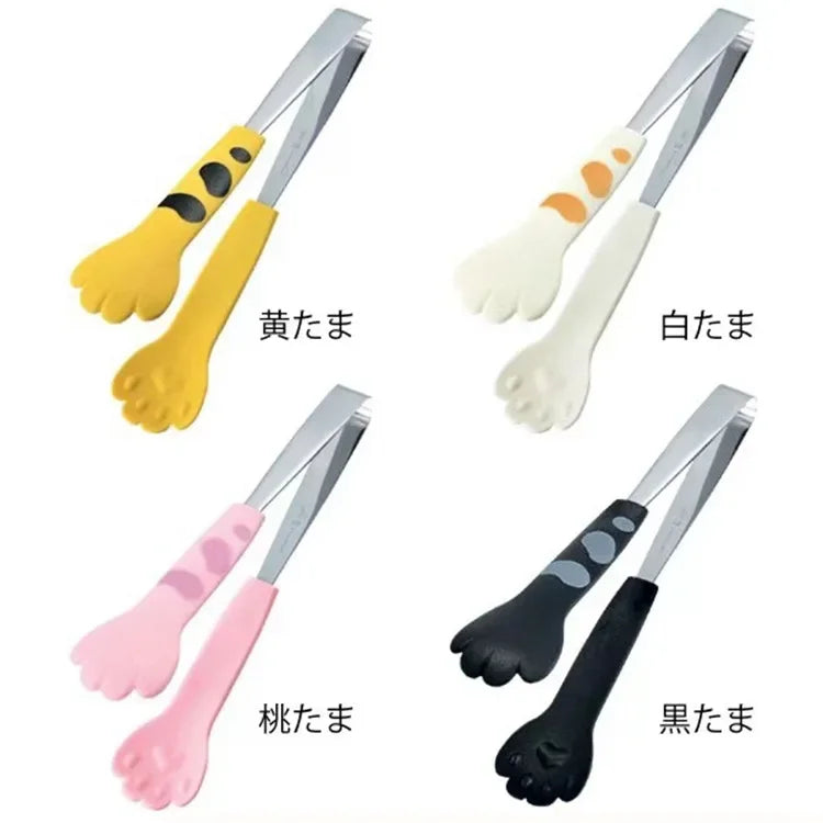 Japanese Cat Paw Shape Food Tongs Cute Cartoon