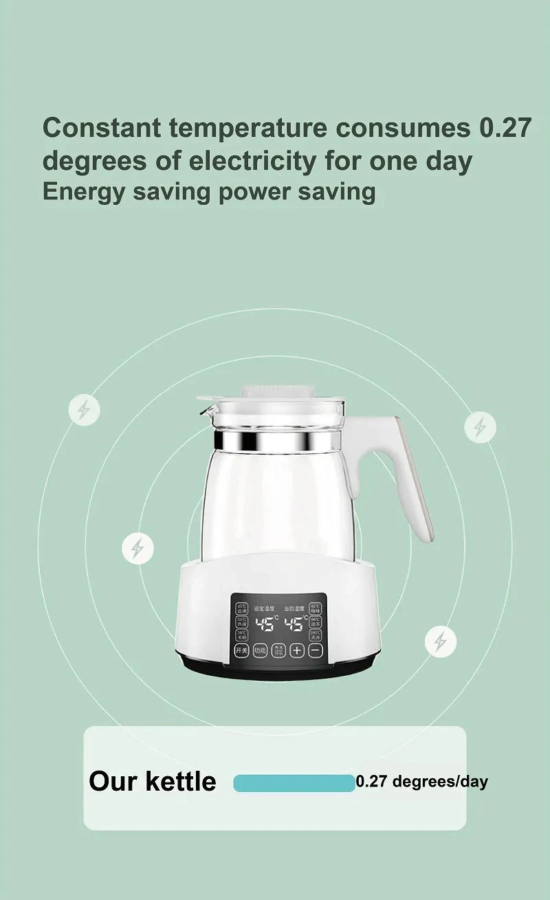 3l Electric Kettle Baby Thermostat Milk Warmer 24h