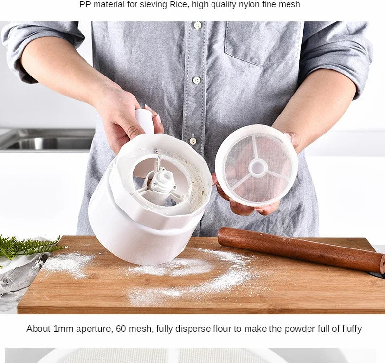 Hand-Held Electric Powder Sieve Stainless Steel Inner Core