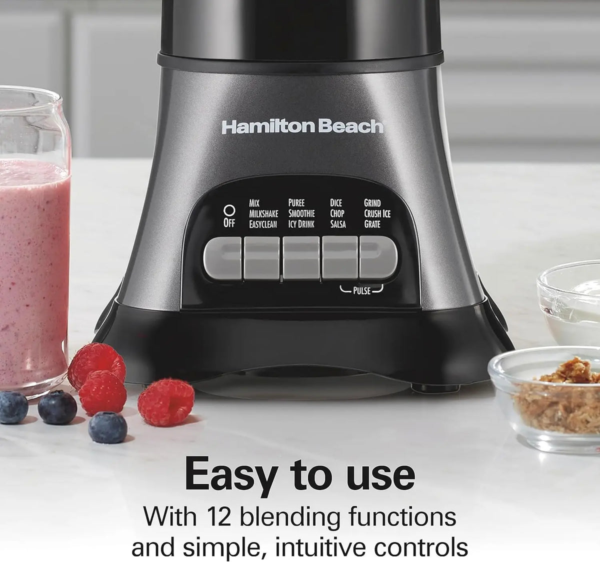Blender Food Processor Combo 40oz Glass Jar Travel