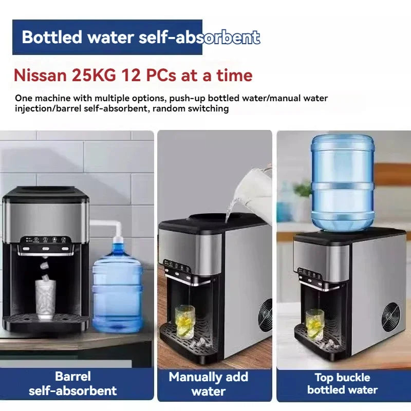 Drinking Water Ice Maker 48lbs Daily Ice Cube