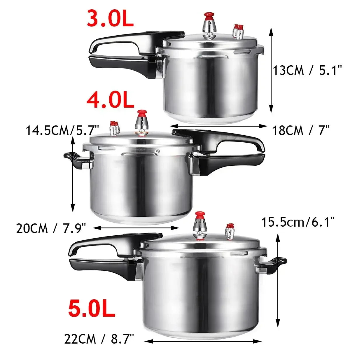 18/20/22/28cm Pressure Cooker Electric Stove Gas Stove