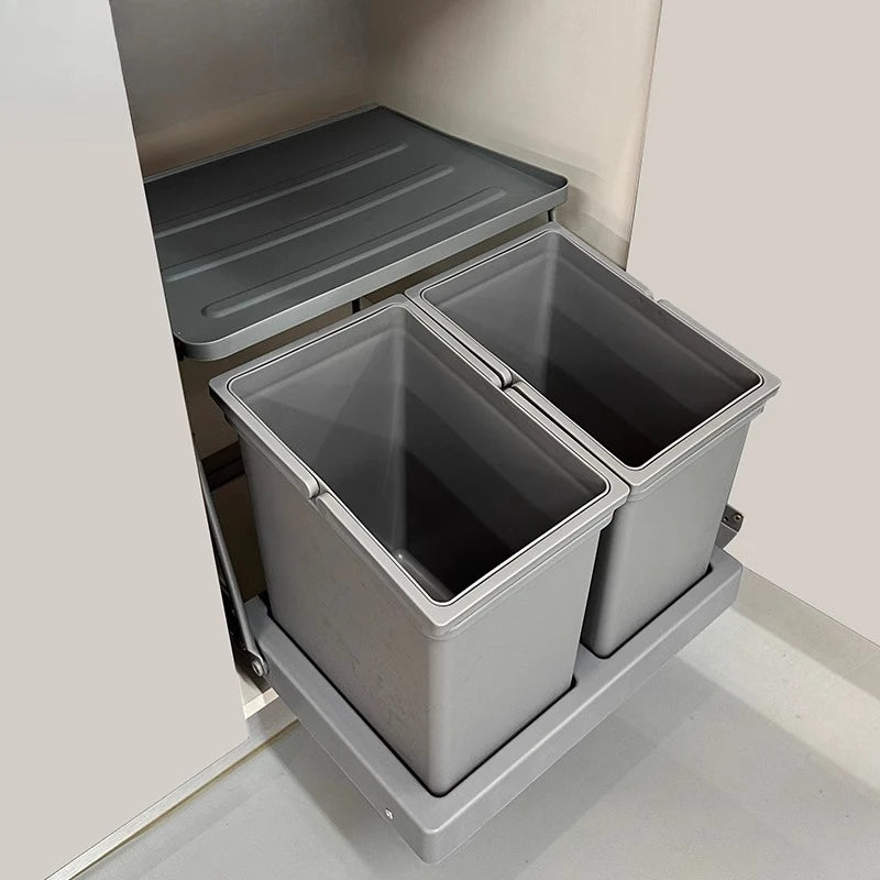 Large Capacity Trash Can Recycle Trash Bin Food
