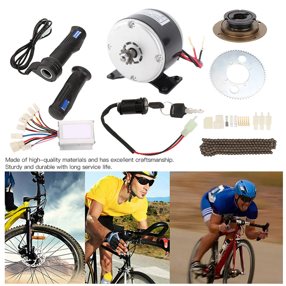 250w 24v Brush Motor Cycling Brush Motor /Set