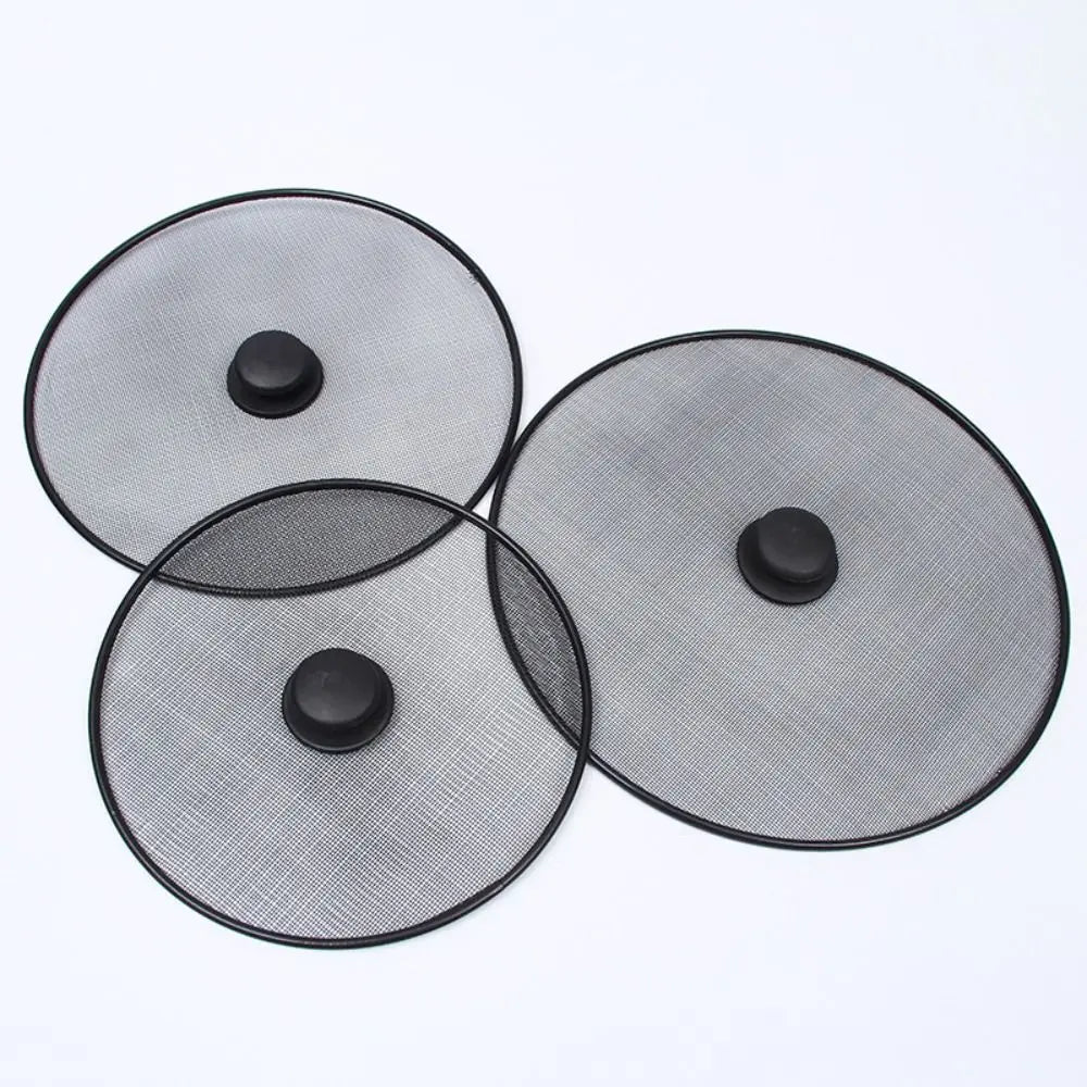 Black Oil Splatter Screen Anti-Splash Handle Oil Splash