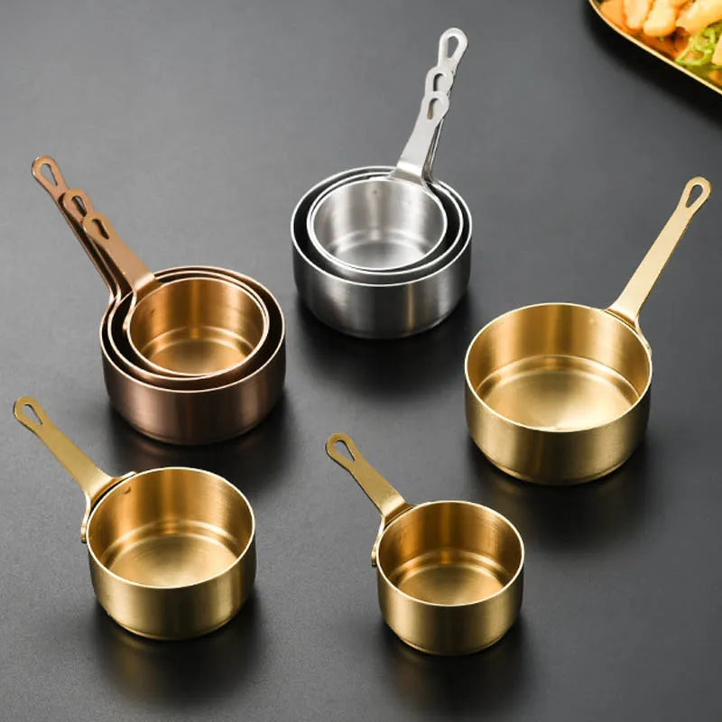 60/80/100ml Sauce Pan Pot Stainless Steel Nonstick Milk