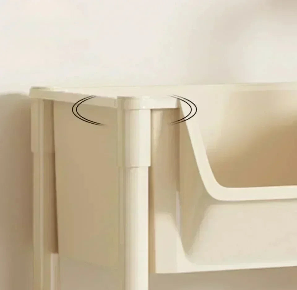 Organizer Storage Rack Mobile Snack Toy Trolley Desk