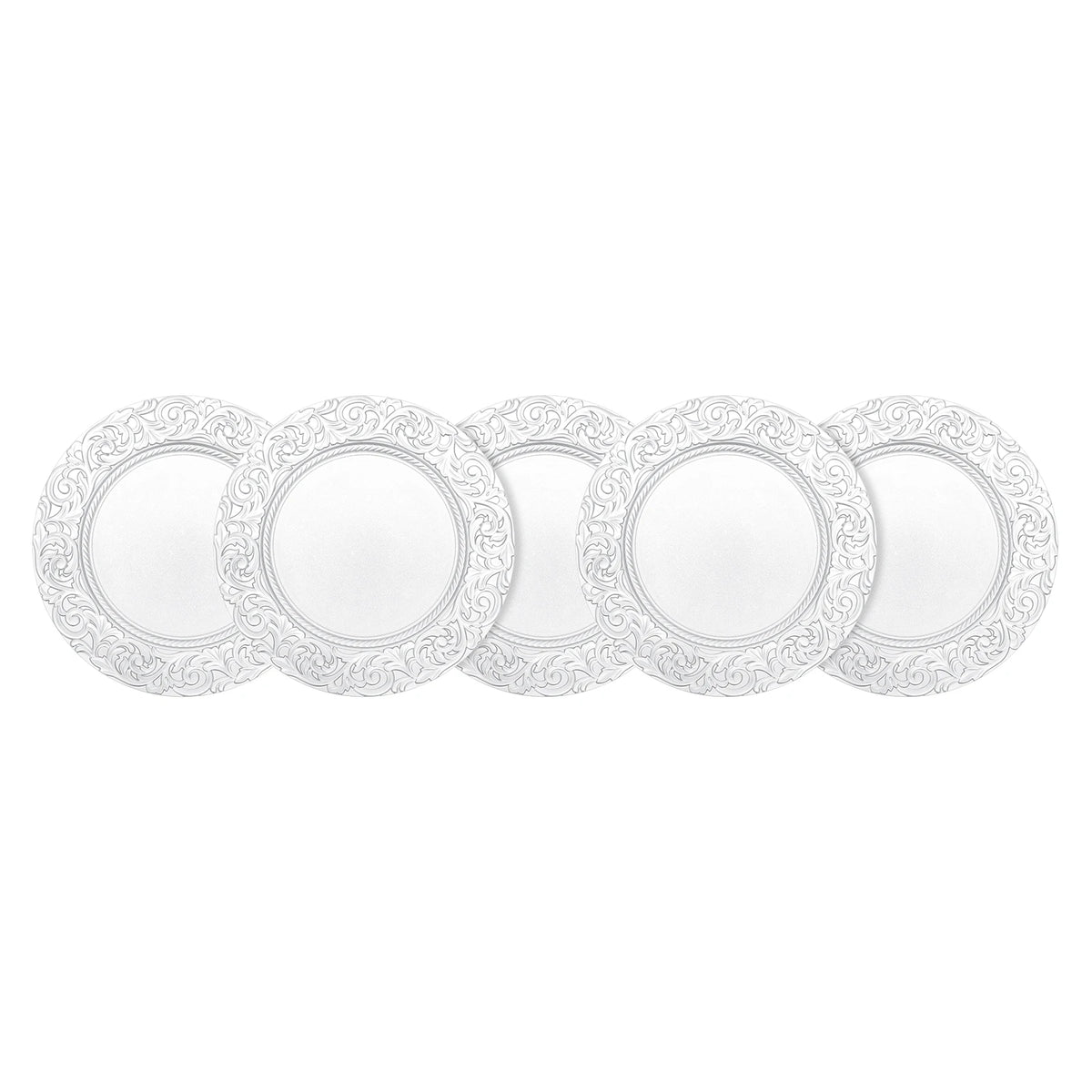 100pcs Charger Plates 13 Inch Round Charger Plates