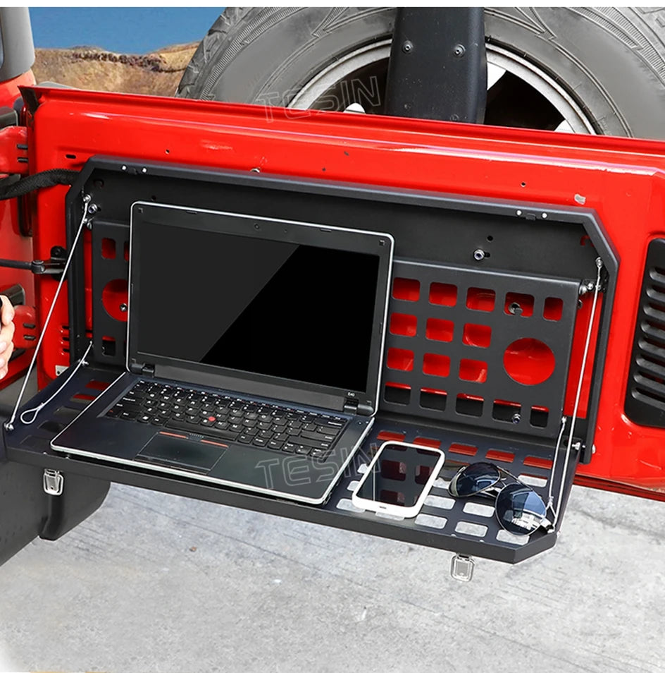Tesin Car Rear Door Foldable Shelf Tailgate Table