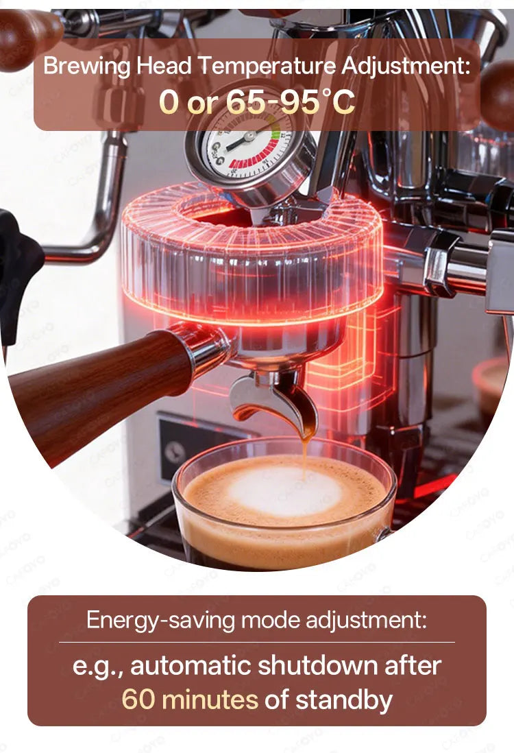 Cafovo E124 9bar Commercial Espresso Machine Real E61