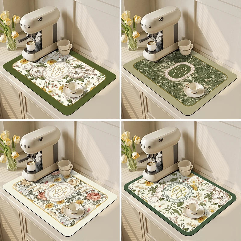 Dish Drying Mat Super Absorbent Draining Mat Large