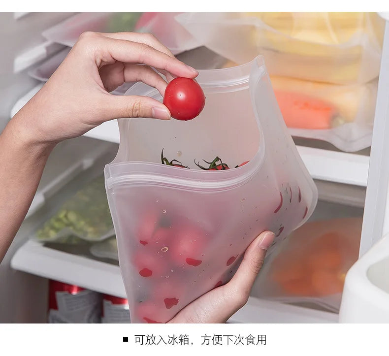 Silicone Food Storage Containers Leakproof Containers Reusable