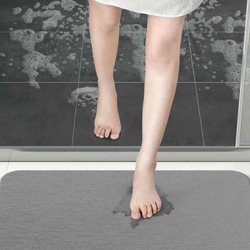 Diatomite Floor Mat Bathroom Anti-Slip Absorbent Diatom Mud