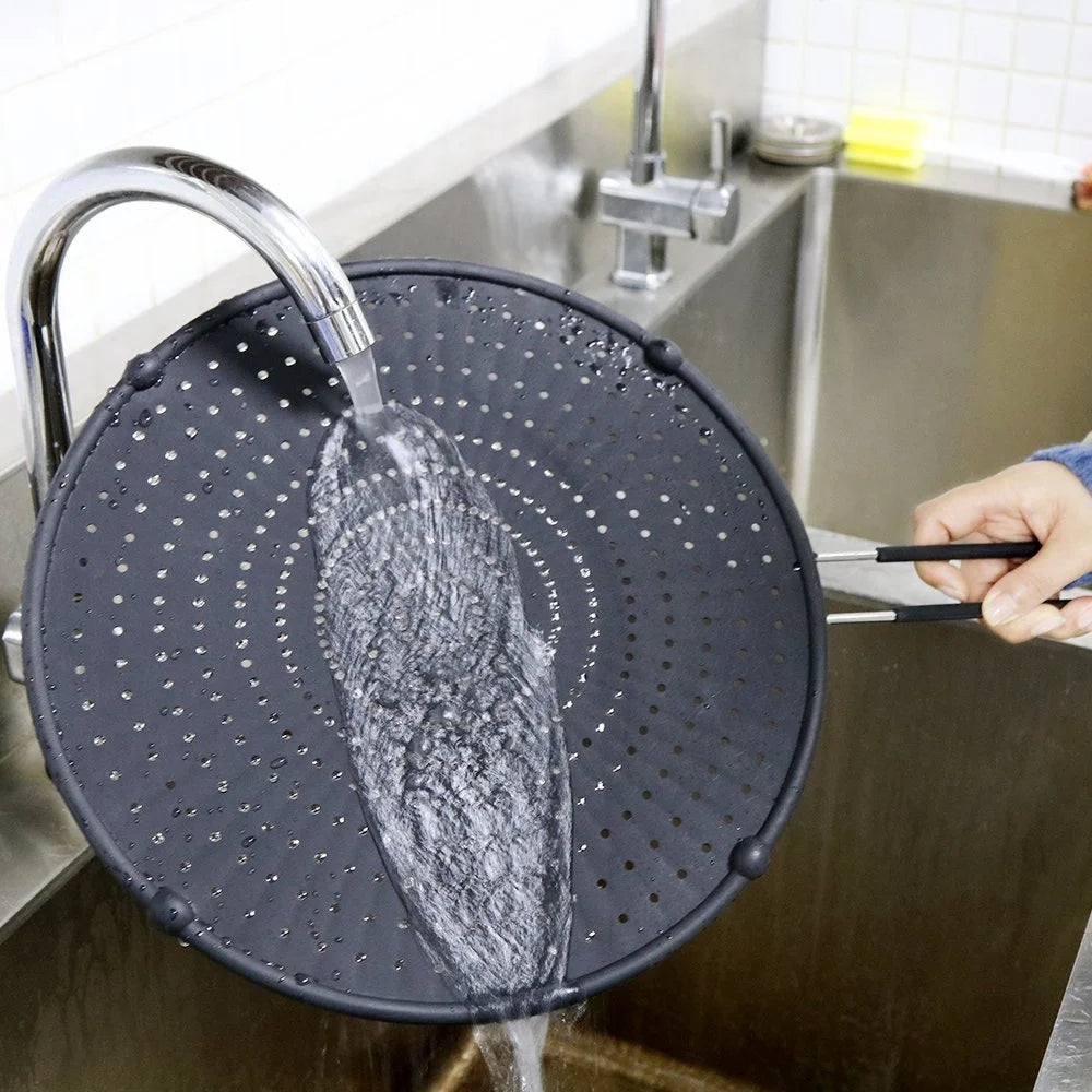 Silicone Splatter Screen Guard Nonstick Oil Grease Pan