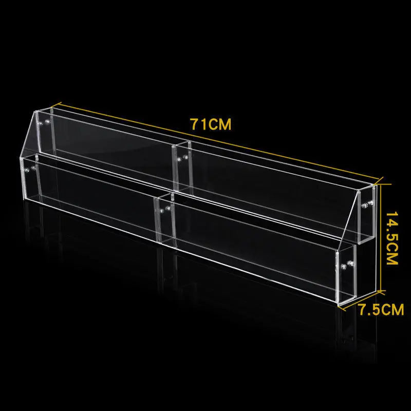 2-6 Tier Acrylic Book Display Stand Desk Bookshelf