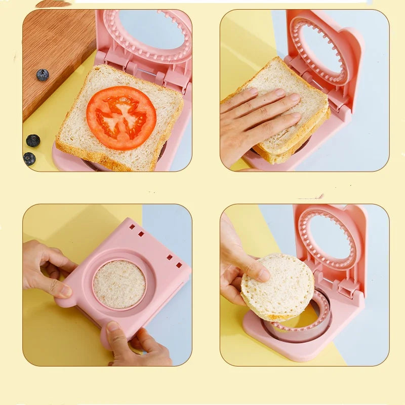 Sandwich Cookie Cutter Breakfast Sandwich Maker Bread Mold