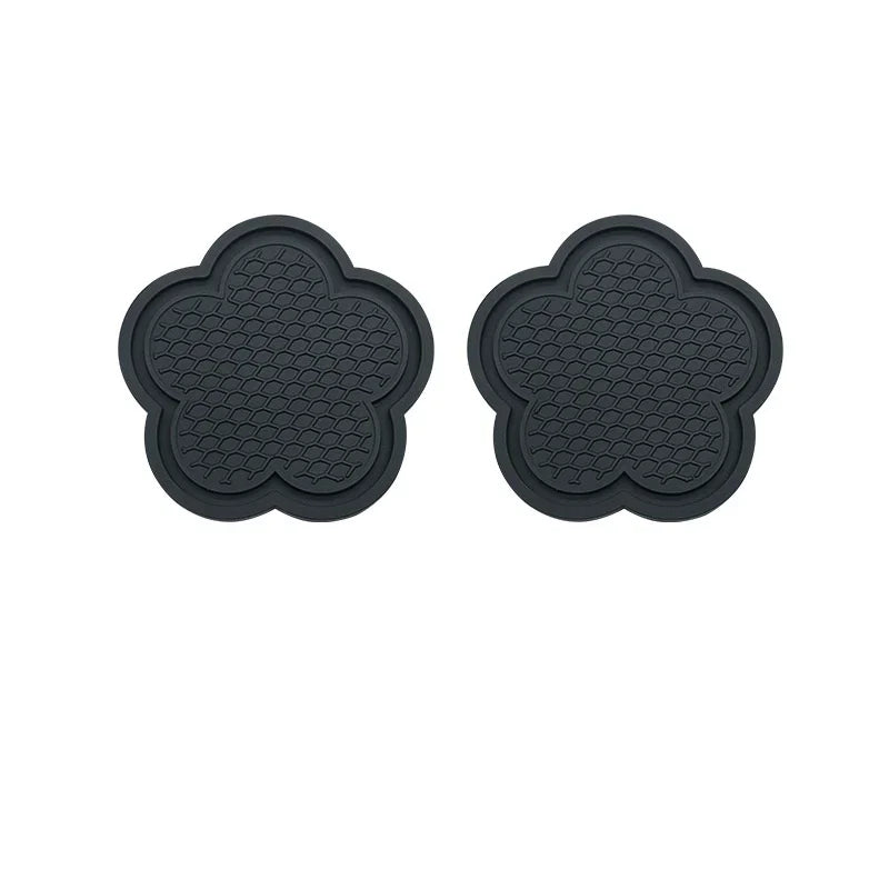 2pcs Car Water Cup Pad Holders Non-Slip Silicone