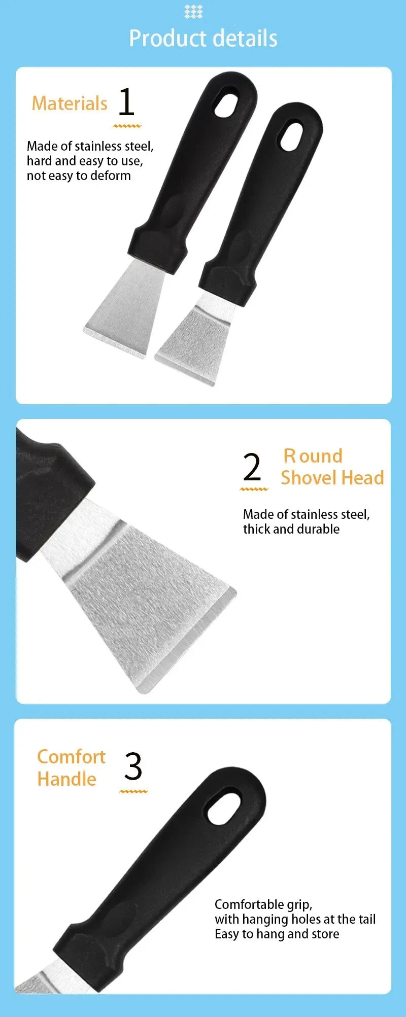 Paint Stripping Cleaning Shovel - Sticker & Label