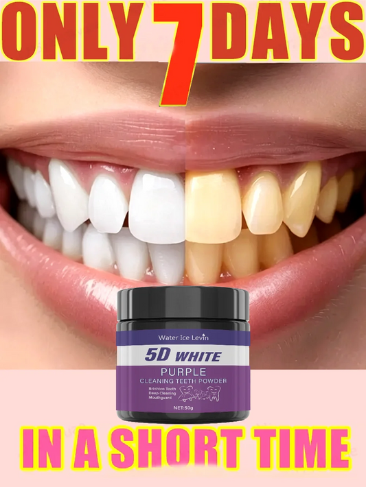 Purple Teeth Whitening Powder 50g - Deep Cleaning