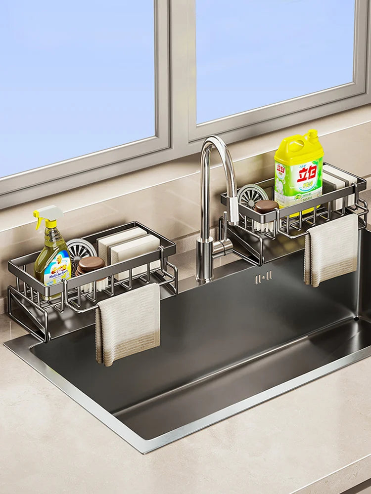 Sink Cleaning Storage Rack Drain Organizer Sponge Cleanser