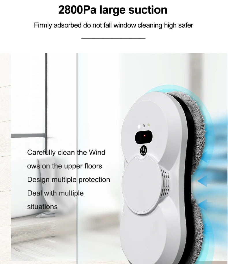 Puruikai Robot Electric Automatic Window Cleaning Robotic Vacuum
