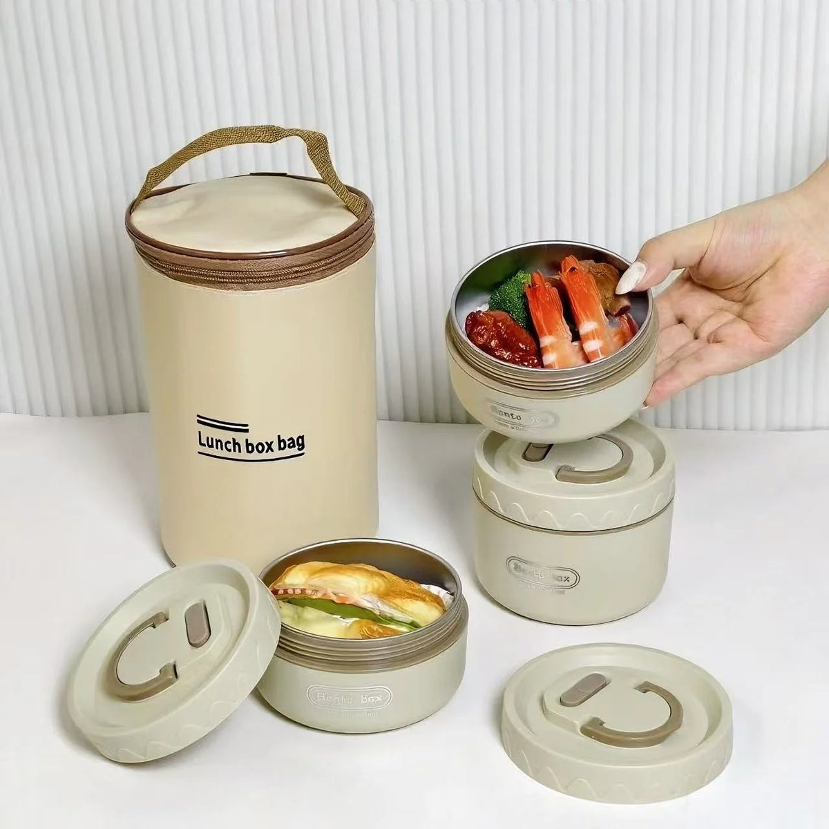 Lunch Box Office Workers Lunch Box Lid Leak-Proof