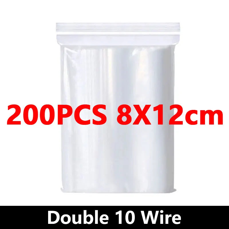 Small Zip Lock Plastic Bags Reclosable Transparent Bag